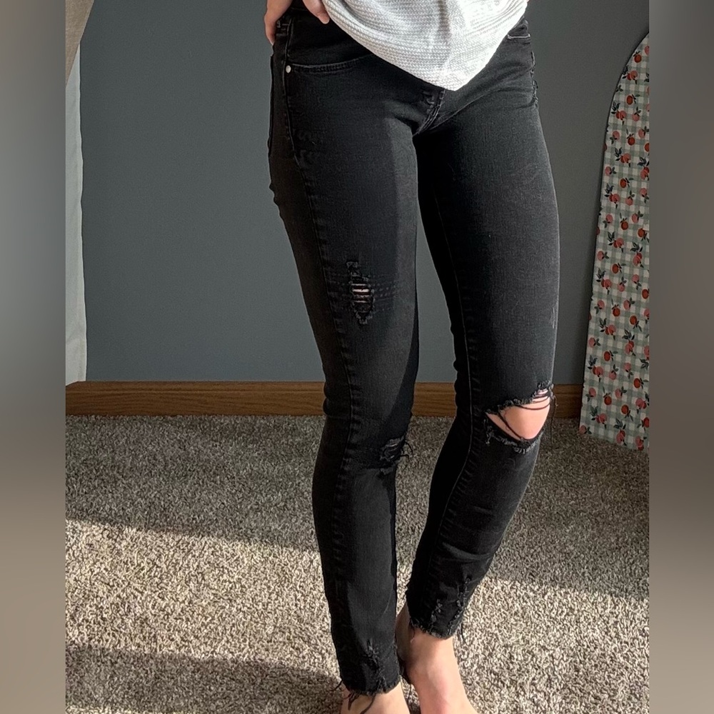 Black Denim Jeans